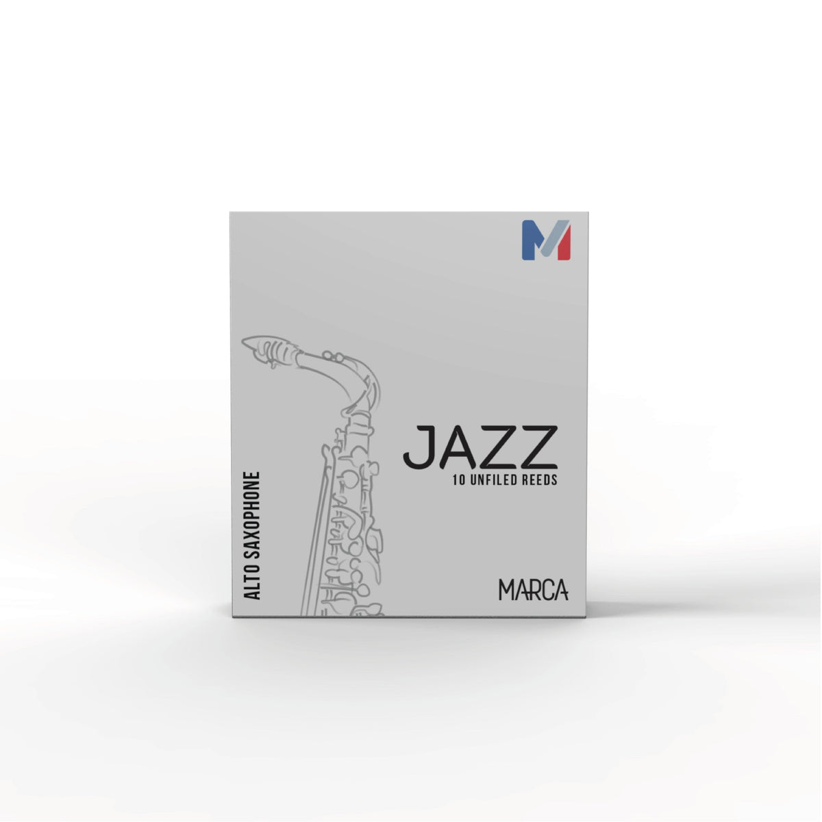 10 ANCHES MARCA JAZZ UNFILED SAXOPHONE ALTO - MARCA